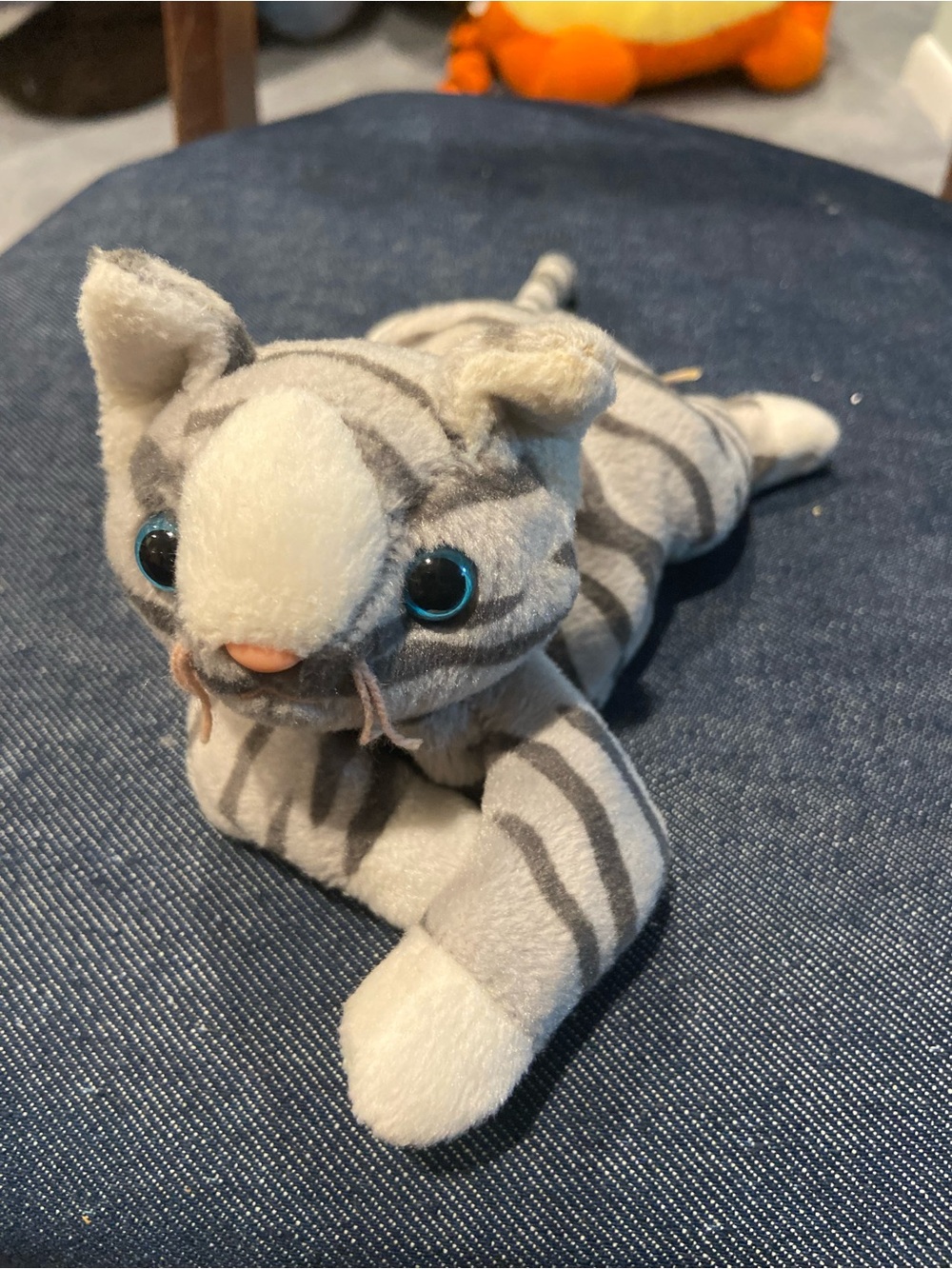 Beanie Babies grey kitty cat